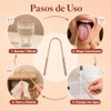 2Pzs Raspador de Lengua Acero Inoxidable, Limpiador de Lengua