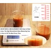High Borosilicate Glass Measuring Cup Set-V-Shaped Spout，Includes 250ml(8OZ), 500ml(16OZ), and