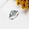 URONE Cremation Urn Ring for Ashes 925 Sterling Silver Memorial