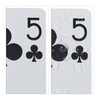 Relaxdays 10023628 Plastic Poker Cards, Waterproof Card Game, Tear &
