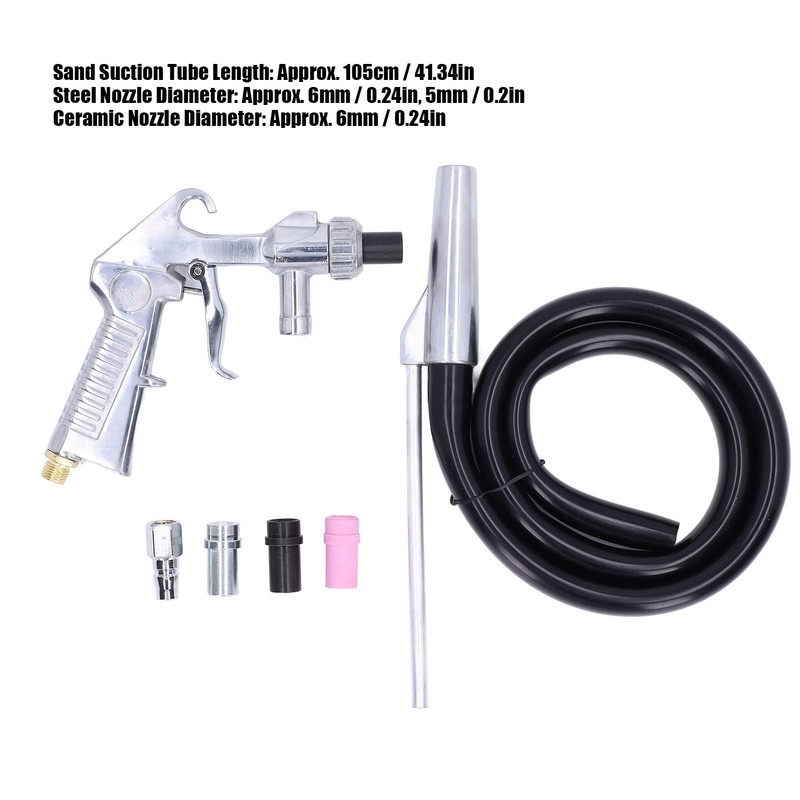 Sand Blasting Kit Sand Blaster Pneumatic Sand Blasting Gun Set