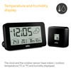 Braun Digital Weather Station Clock with Indoor and Outdoor Temperature