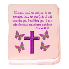 CafePress Isaiah 41:10 Baby Blanket, Super Soft Newborn Swaddle