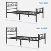 Yaheetech Twin XL Bed Frames Metal Platform Bed with Headboard