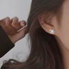 Women's Earrings, 12 Months Birthstone, Sterling Silver, Top Grade AAAAA