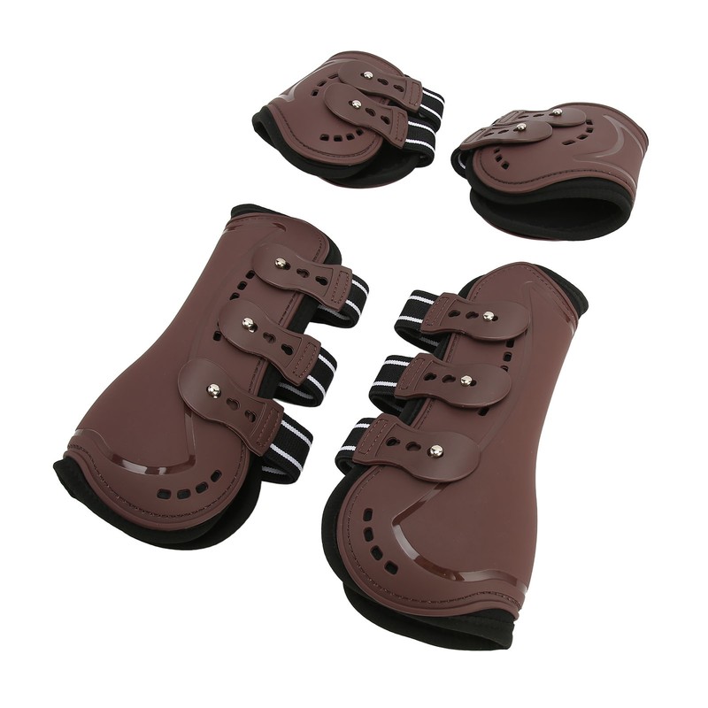 Horse Leg Guard Shock Absorption Protective Lightweight Adjustable Horse Front