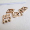 4 Pieces Small Roller Buckle Belt Buckles Closing Buckles Belt