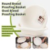 Pulp Banneton Bread Proofing Baskets Set with 30pcs Disposable Liners