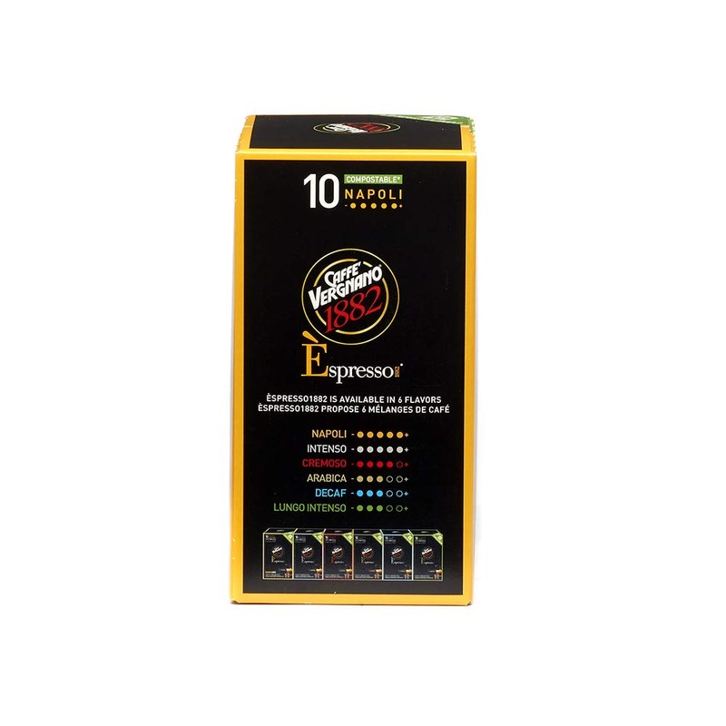 Caffe Vergnano Napoli Capsules Compatible with Original Line Machines By