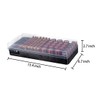 LUEXBOX Battery Organizer Storage Case Holder with Tester Holds 98