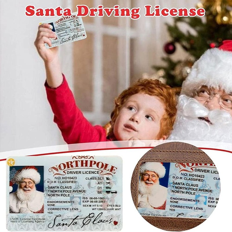 Santa's Lost Driving Licences,Christmas Eve Key Box Gift Xmas Tree