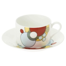 Noritake T97282/4614 Cup & Saucer (For Coffee & Tea) 185cc Frank Lloyd Wright Imperial Bone China