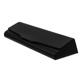 Tacy Case, Glasses Case, Stylish, Slim Case, Magnetic, Steel, Polyurethane, Black, Compact HY-8015-2