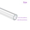 DMiotech 2pcs 9mm x 15mm (0.35" x 0.6") Clear Acrylic