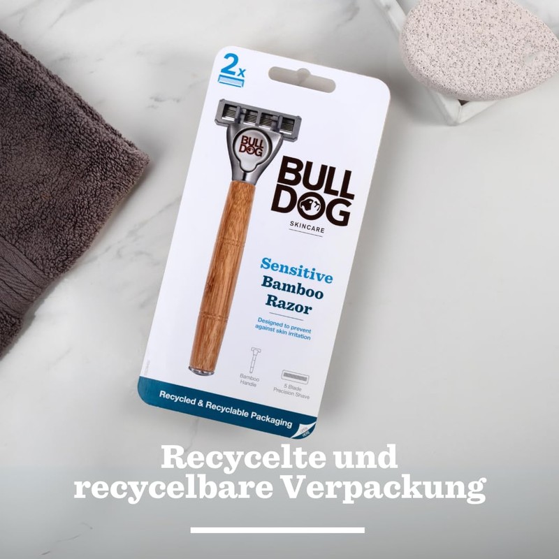 BULLDOG - Wet Shaving for Men | Sensitive Razor with
