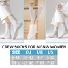 Josnown Thin Women Cotton Socks, Soft and Breathable, 5 Pairs
