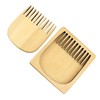 Mikinona Wood Beard Comb Anti-static for Men's Beard Styling Portable
