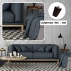 Txcucc Sofa Legs Square Bed Feet 5 inch Wood Replacement