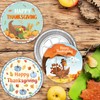 WorldBazaar Round Thanksgiving Leftover Food Containers Disposable 36 Pcs Thanksgiving