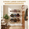 Dojomadf 3 Pcs Wall Mounted Shoe Rack, 30 Inch Wall