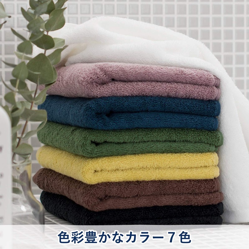 Bloom Imabari Towel, Certified Face Towels, 3 Pieces, Assorted Set,