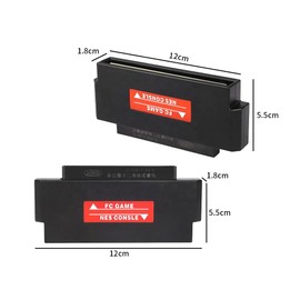 1pc Game Card Converter FC to NES Adapter NES Gaming Card Adapter 60pin to 72PIN (style1)