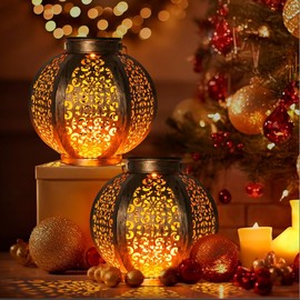 OxyLED Laternen fr Drau?en, OxyLED Solarlaterne fr Au?en 2 Stck Gartendeko fr Drau?en Solarlampen fr Au?en Gro? Wetterfest Solar Lampe Outdoor Solarleuchte Balkon Deko fr Patio Terrasse Wand Tisch