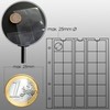 10 numismatic Prophila Kobra coin sleeves, each with 30 compartments