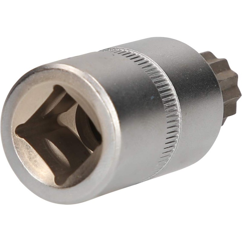 BRILLIANT TOOLS BT022937 1/2 Inch Multi-Tooth Bit Socket, 55 mm