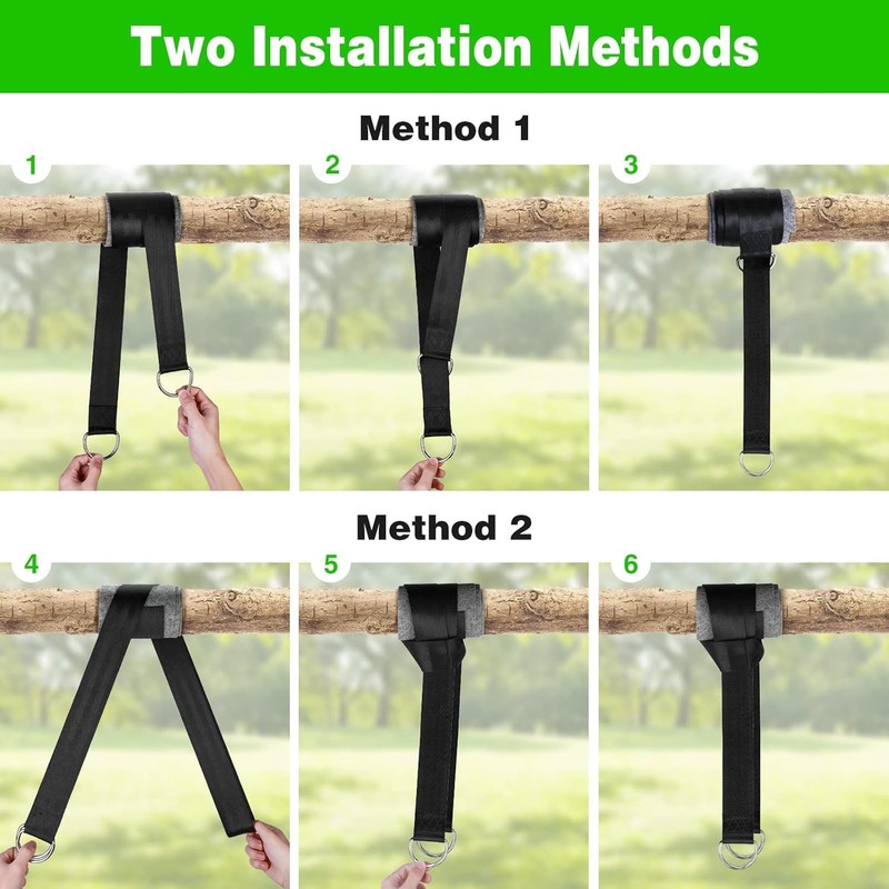 SPORWAY Swing Attachment, Hammock Suspension Hanging Chair Attachment Swing Suspension