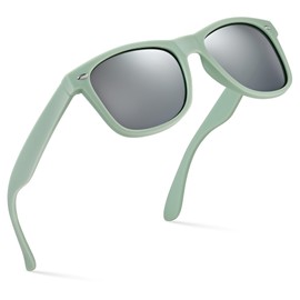 Retro Rewind Polarized Sunglasses for Men and Women - UV Protection Classic Mens Womens Sun Glasses - Cool Vintage 80s Shades