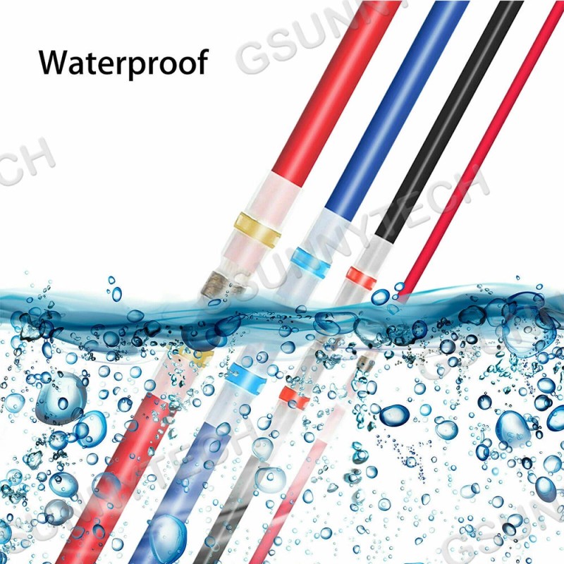 AP 250Pcs Waterproof Heat Shrink Butt Terminals Solder Seal Sleeve