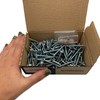 (Pack of 100) Galvanised Steel 5.0 x 40 mm Wood