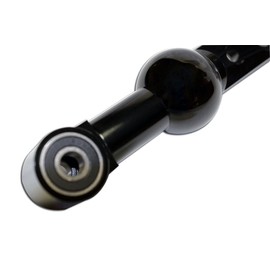 VMS Racing Dual Bend SHORT THROW SHIFTER in BLACK CNC Aluminum for Honda Civic CX LX DX EX Si CRX CTR iTR VTEC V-TEC LS GS GSR 2DR 4 DR 2 4 Door Coupe Hatchback HB JDM 88 89 90 91 92 93 94 95 96 97 98 99 00