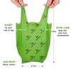 Dog Poo Bags with Handles 50% Recycle Material 50% Cornstarch