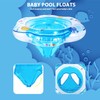 Baby Swimming Float, Inflatable Baby Swimming Ring with Safety Seat,