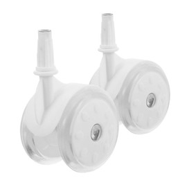 KOMBIUDA 2pcs Walker Wheel Replacement Parts for Mobile Walkers Senior Accessory