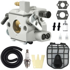 A021003391 Carburetor Fit for Echo CS-490 CS490 Chainsaw for Shindaiwa 491S Chainsaw Lawn Equipment with Air Filter Kit