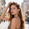 Gold Dangle Drop Earrings for Women Layers Leverback Dangling Earring