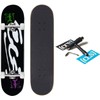 [CCS] Ink Blot Logo Skateboard Complete - Black - 7.50"