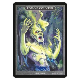 Poison Counter Token art by Magic Artist Joel Biske MTG Magic Givememana