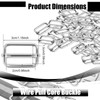 Metal Adjustable Slide Buckles, 30 Pcs Adjustable Webbing Slider, Trig