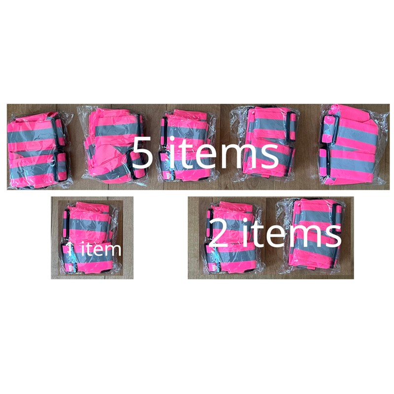 High Visibility Speedyweb Elastic Reflective Safety Vest Harness Jogging Strap