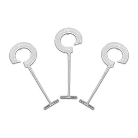 J Hook Fasteners for Standard Tagging Guns, 1.5" L Tag Gun J-Hooks, 1000 Pack