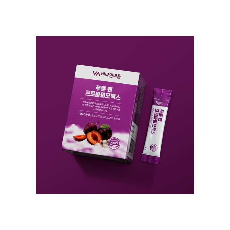 Vitamin Village Perfect Biotics Prune & Probiotics 30 Sachets x