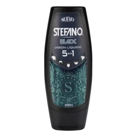 Stefano Jabón Líquido Corporal Stefano 5 En 1 Black 400ml