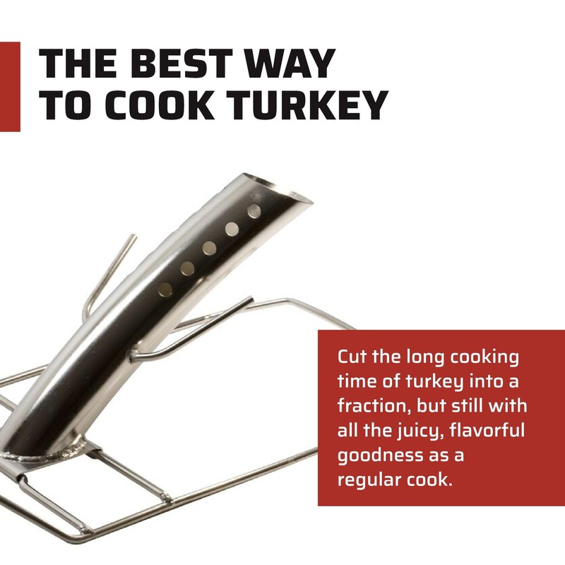 Camp Chef Infusion Roaster (Turkey Cannon), Stainless Steel