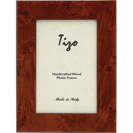 Tizo 5" X 7" Brown Wooden Frame, Made in Italy
