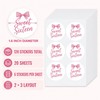 Sweet Sixteen Favor Bag Stickers: 120 Paper Stickers 1.6 Inch