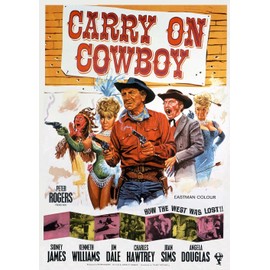 OMG Printing Carry On Cowboy Poster/Print/Picture Satin Photo Paper - A4-210mm x 297mm